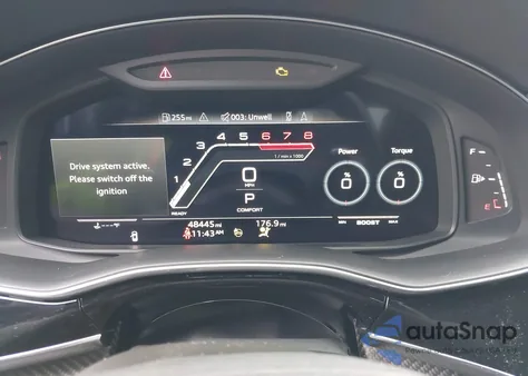 2021 Audi Rs Q8 Tfsi Quattro Tiptronic из США, поврежденный, VIN WU1ARBF18MD022920